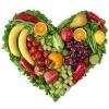 photo of fruits and vegetables in heart shape