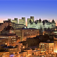 photo of Albany city skyline