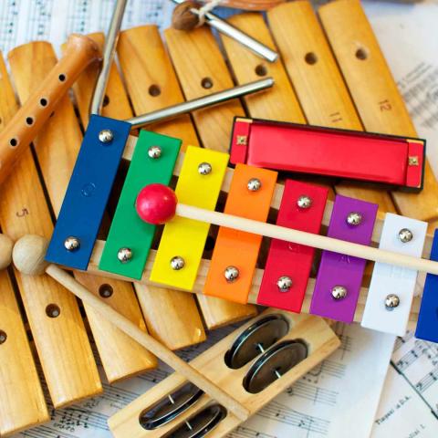 photo of musical instruments kids
