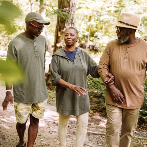 photo of seniors walking