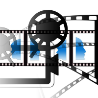 graphic of movie reel