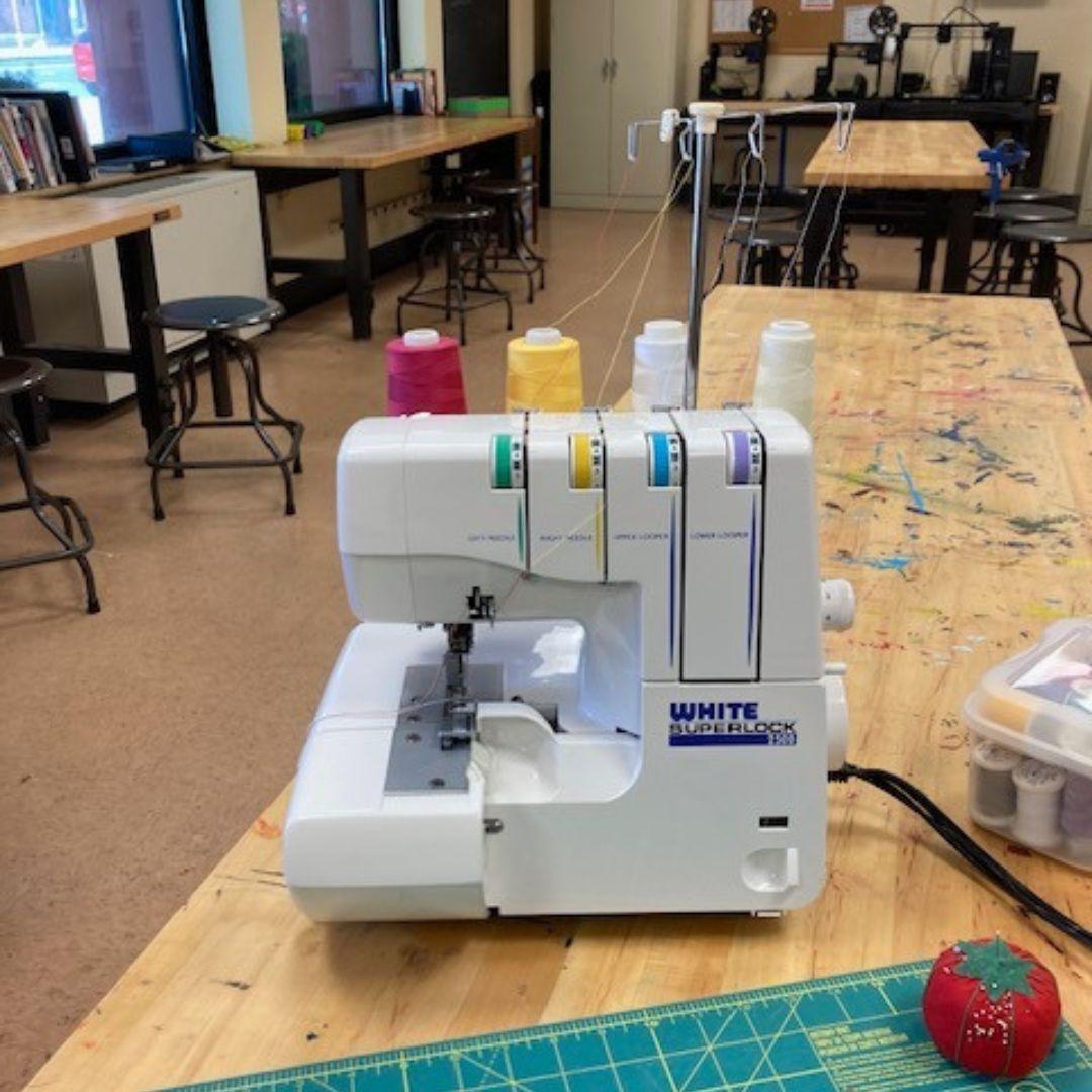 photo of Serger sewing machine