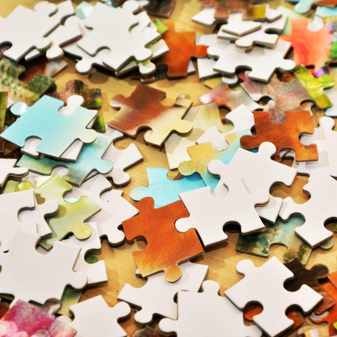 photo of puzzle pieces