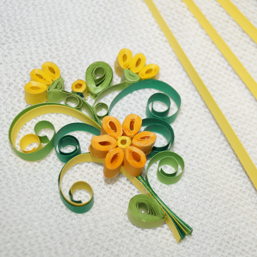 photo of quilling project